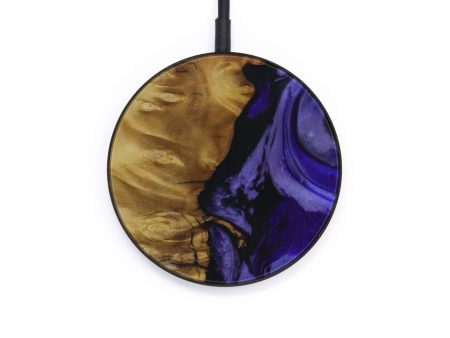 Circle Wood+Resin Wireless Charger - Rena (Purple, 591132) For Discount