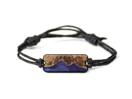 Classic Wood+Resin Bracelet - Tyquan (Purple, 592584) on Sale