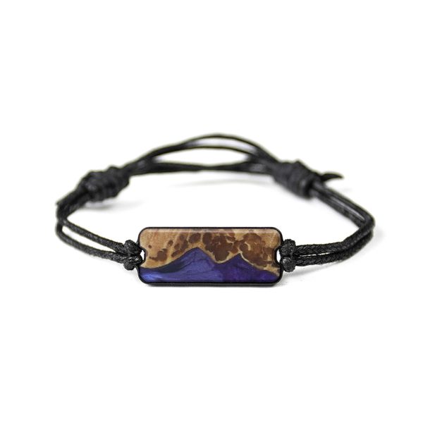 Classic Wood+Resin Bracelet - Tyquan (Purple, 592584) on Sale