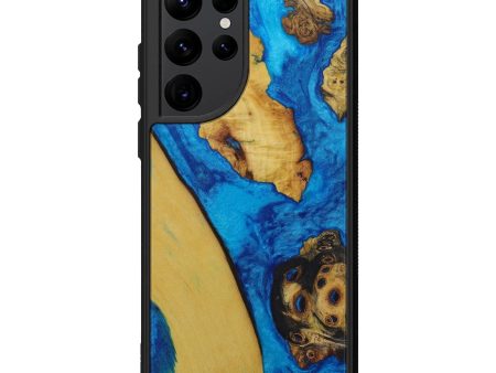 Galaxy S22 Ultra Wood+Resin Phone Case - Constantine (Mosaic, 590878) Sale