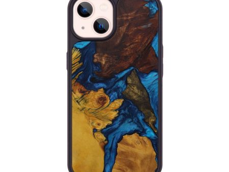 iPhone 14 Wood+Resin Phone Case - Barton (Mosaic, 592210) Online