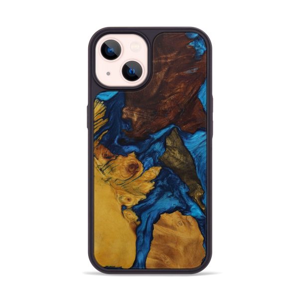 iPhone 14 Wood+Resin Phone Case - Barton (Mosaic, 592210) Online