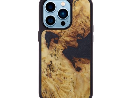 iPhone 14 Pro Burl Wood Phone Case - Zere (Buckeye Burl, 588954) Online now