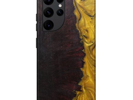 Galaxy S22 Ultra Wood+Resin Live Edge Phone Case - Tandy (Metallic, 594860) For Discount