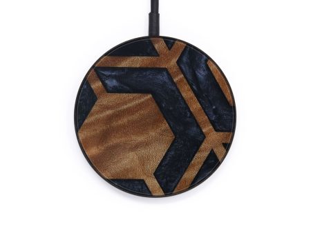 Circle Wood+Resin Wireless Charger - Suzy (Pattern, 592748) on Sale