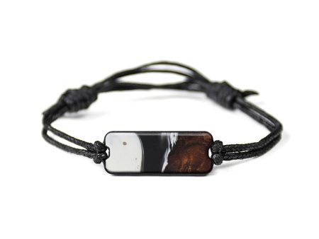 Classic Wood+Resin Bracelet - Joeri (Black & White, 591056) Hot on Sale