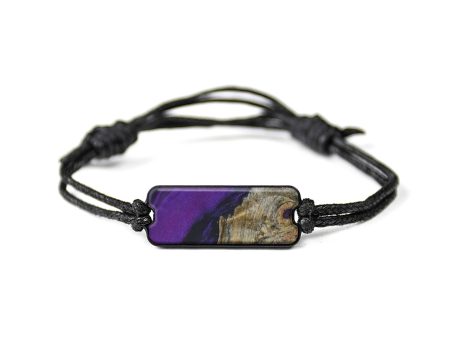 Classic Wood+Resin Bracelet - Agnes (Purple, 588574) Cheap