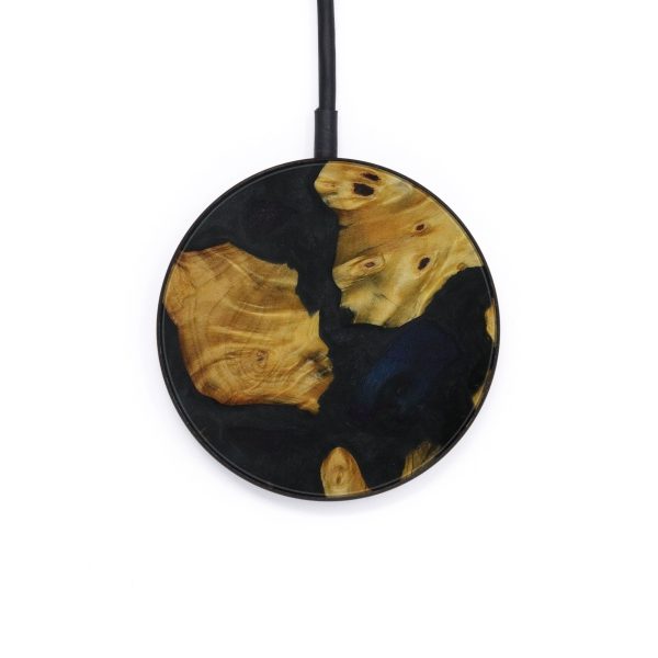 Circle Wood+Resin Wireless Charger - Ulrika (Mosaic, 591515) For Discount