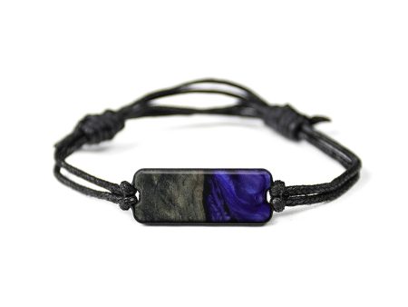 Classic Wood+Resin Bracelet - Paisley (Purple, 591467) Online Hot Sale