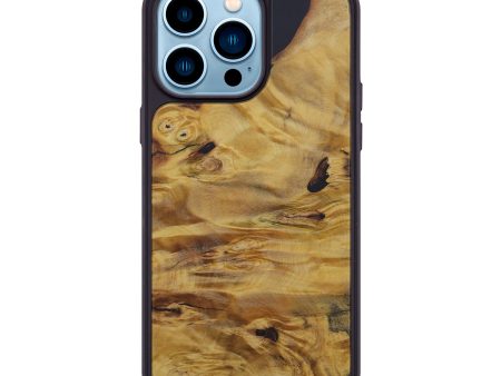 iPhone 14 Pro Max Burl Wood Phone Case - Dedra (Buckeye Burl, 588895) on Sale