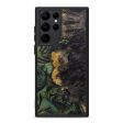 Galaxy S22 Ultra Wood+Resin Phone Case - Annabelle (Dark Green, 593566) Supply