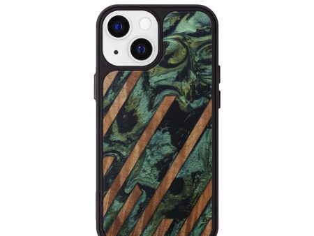 iPhone 13 mini Wood+Resin Phone Case - Sharman (Pattern, 592836) Cheap