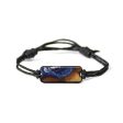 Classic Wood+Resin Bracelet - Karrah (Dark Blue, 588206) on Sale