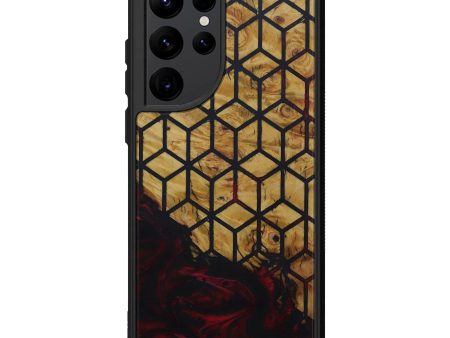 Galaxy S22 Ultra Wood+Resin Phone Case - Lisabeth (Pattern, 587157) Supply