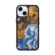 iPhone 13 Wood+Resin Phone Case - Edwin (Light Blue, 587577) Discount