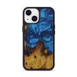 iPhone 13 Wood+Resin Phone Case - Wardell (Dark Blue, 587532) Supply