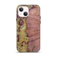 iPhone 14 Wood+Resin Live Edge Phone Case - Danial (Metallic, 591451) Online now