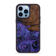 iPhone 14 Pro Max Wood+Resin Phone Case - Orelia (Purple, 595763) Fashion