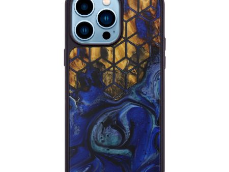 iPhone 14 Pro Max Wood+Resin Phone Case - Marit (Pattern, 595207) Cheap