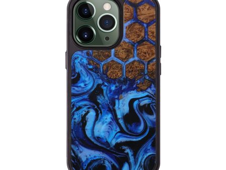 iPhone 13 Pro Wood+Resin Phone Case - Painterson (Pattern, 595272) Fashion