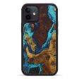 iPhone 12 Wood+Resin Phone Case - Jerrilee (Mosaic, 590847) Hot on Sale