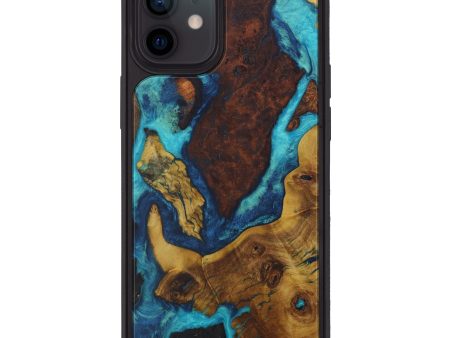 iPhone 12 Wood+Resin Phone Case - Jerrilee (Mosaic, 590847) Hot on Sale