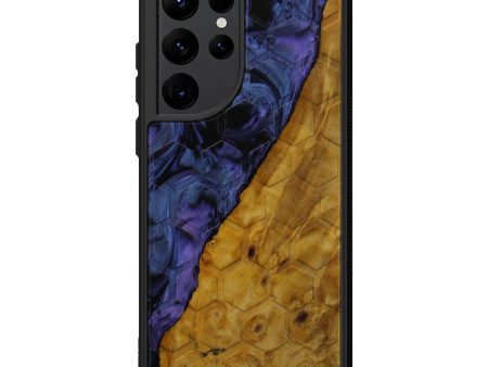 Galaxy S22 Ultra Wood+Resin Phone Case - Coursdev (Tactile, 593020) Cheap