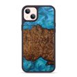 iPhone 14 Plus Wood+Resin Phone Case - Alvan (Light Blue, 594718) Sale