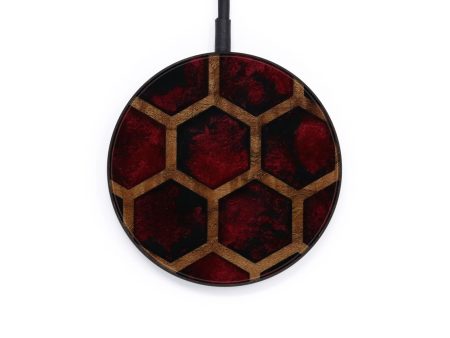 Circle Wood+Resin Wireless Charger - Simen (Pattern, 592831) For Sale