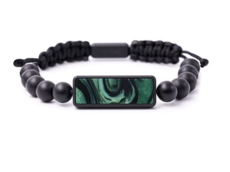 Bead ResinArt Bracelet - Fred (Dark Green, 589092) Online Hot Sale