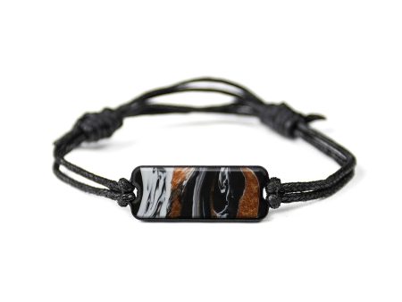 Classic ResinArt Bracelet - Karena (Black & White, 589314) Online Sale