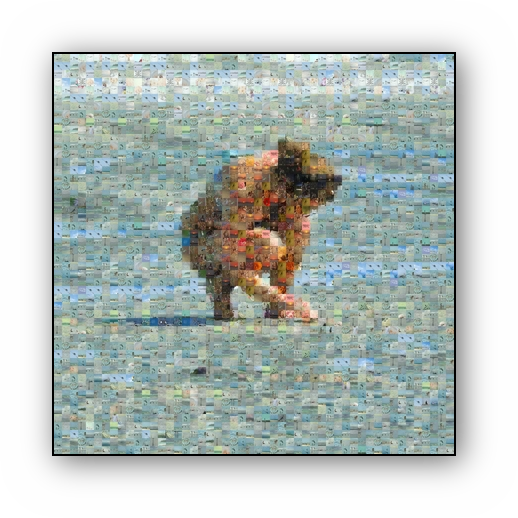 Photo Mosaic Metal Print Online now