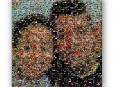 Photo Mosaic Estampado en lienzo Discount