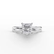 The Low Profile Kamellie Set With A 1 Carat Princess Moissanite Online Sale