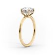 The Low Profile Kamellie Set With A 1.5 Carat Oval Moissanite Hot on Sale