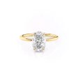 The Low Profile Kamellie Set With A 2.5 Carat Oval Moissanite Cheap